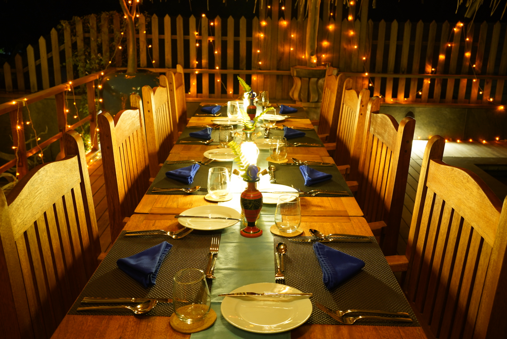 Guests enjoying cocktails